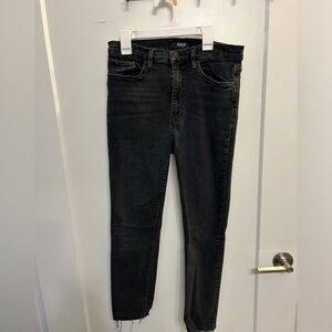 Hudson High Waisted Black Skinny Jeans
